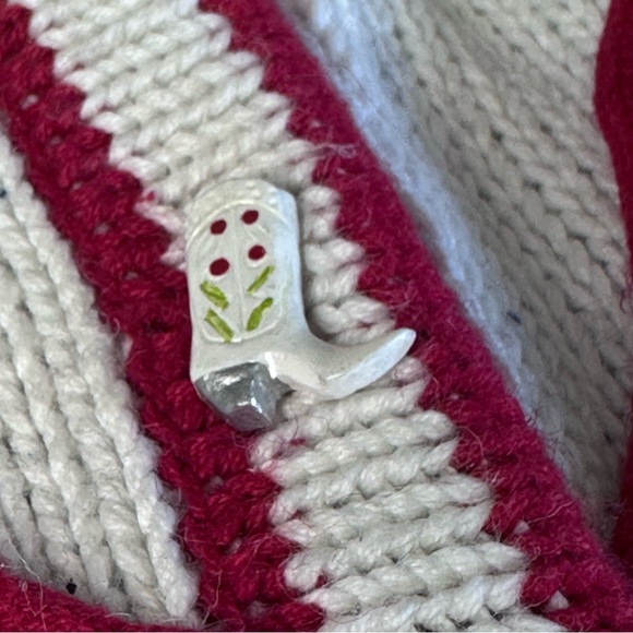 Vintage Storybook Knits cardigan sweater set 2X Cowgirl crochet western rodeo - Picture 10 of 16